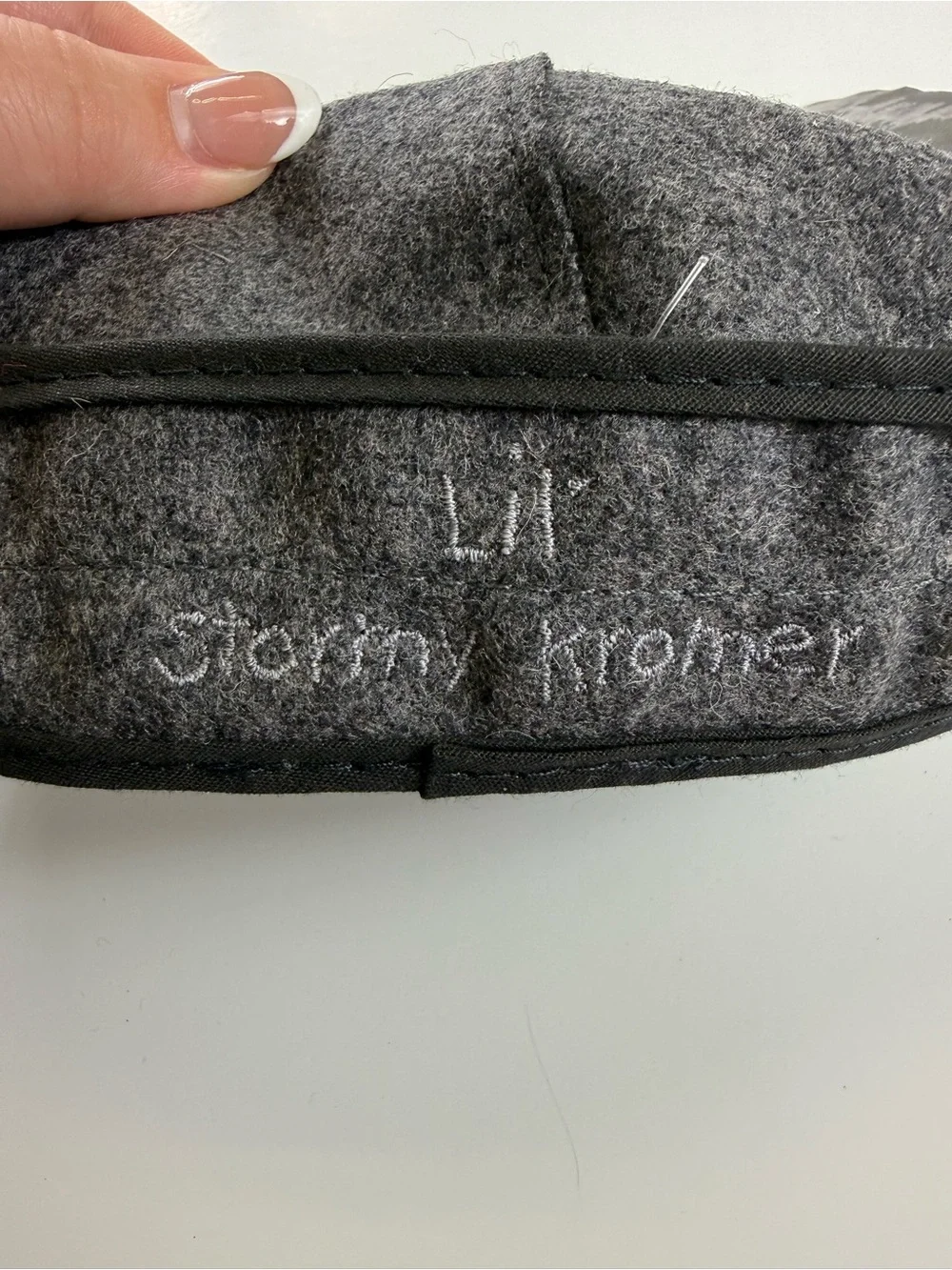 Lil’ Stormy Kromer Kids' Gray Wool Cap - Large